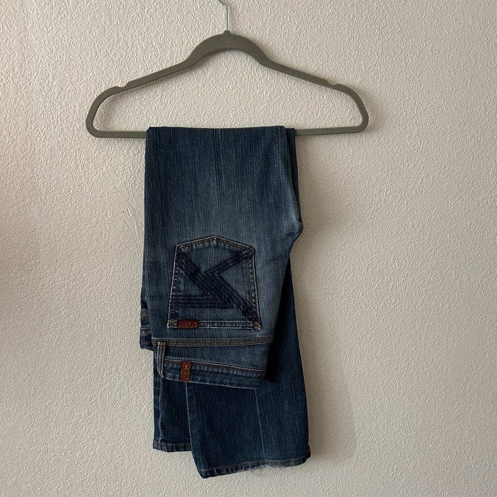Mid wash 7’s for all man kind